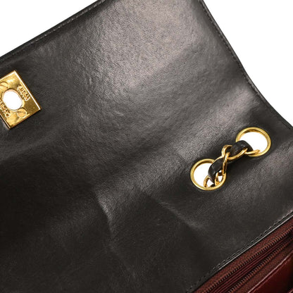 Chanel Black Lambskin Mademoiselle Straight Flap Shoulder Bag