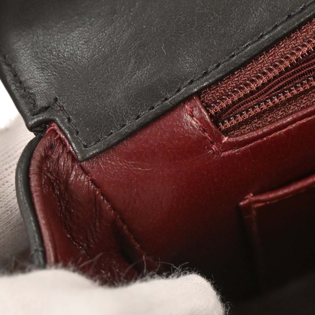 Chanel Black Lambskin Mademoiselle Straight Flap Shoulder Bag