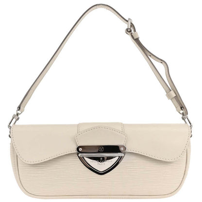 Louis Vuitton White Epi Pochette Montaigne Handbag M5929J