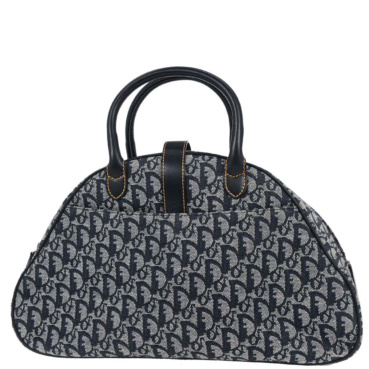 Christian Dior Navy Double Saddle Trotter Handbag