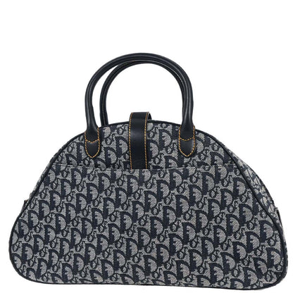 Christian Dior Navy Double Saddle Trotter Handbag