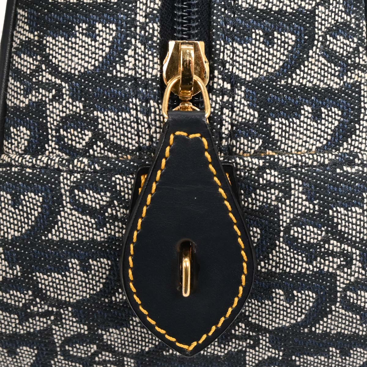 Christian Dior Navy Double Saddle Trotter Handbag