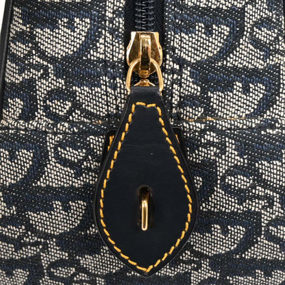 Christian Dior Navy Double Saddle Trotter Handbag