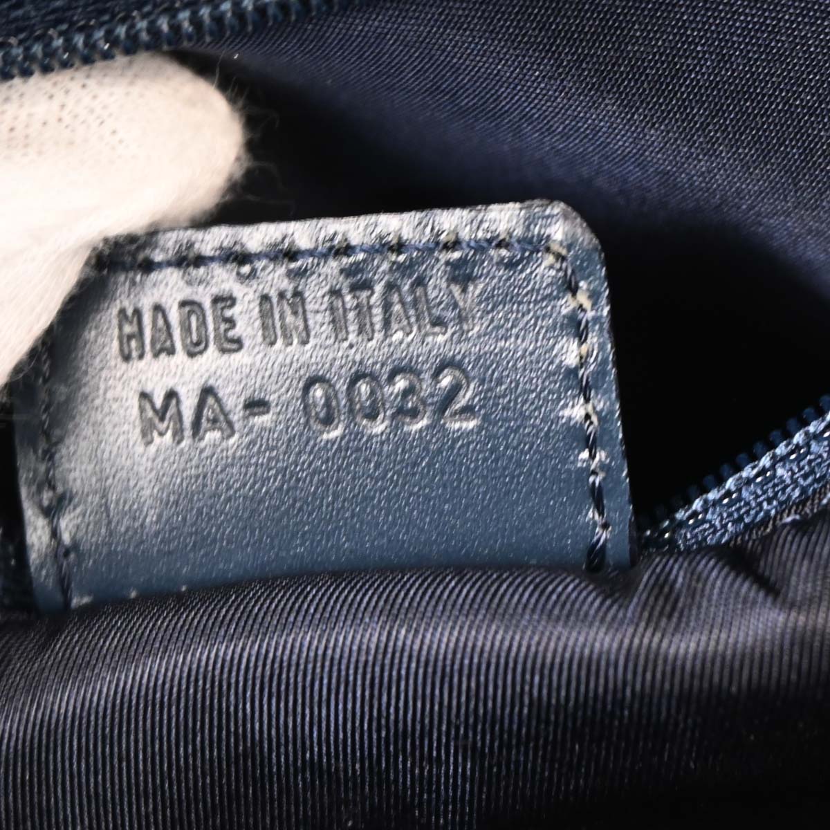 Christian Dior Navy Double Saddle Trotter Handbag