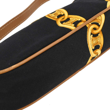 Celine Black Chain Print Handbag
