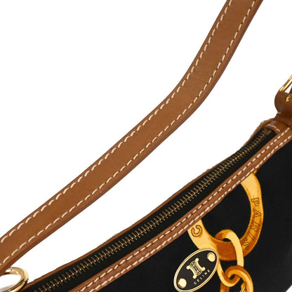 Celine Black Chain Print Handbag