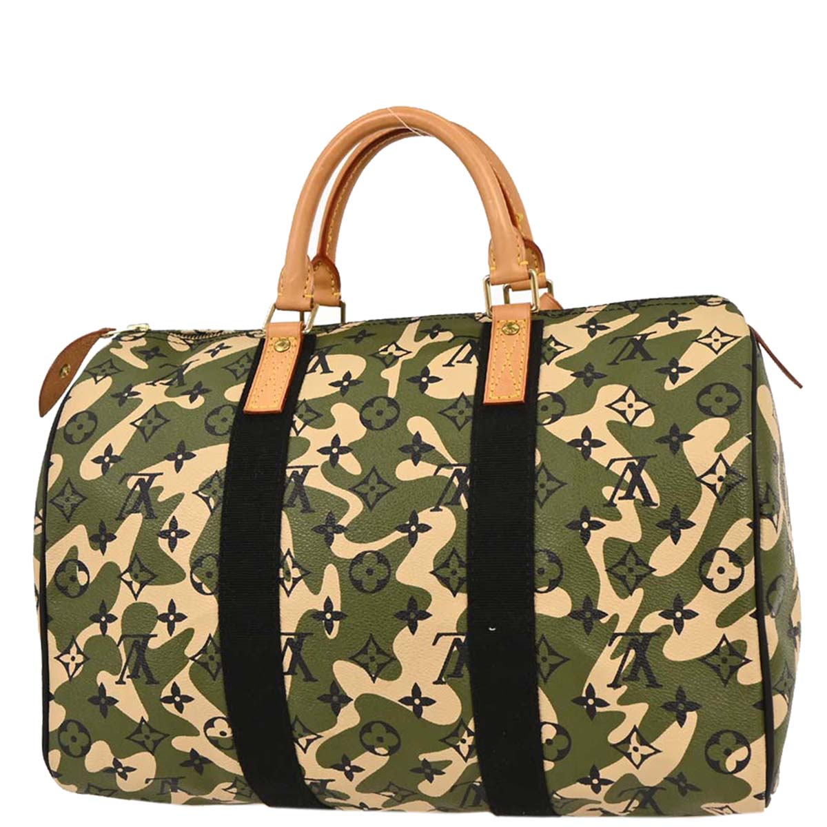 Louis Vuitton Green Monogramouflage Speedy 35 Handbag M95773