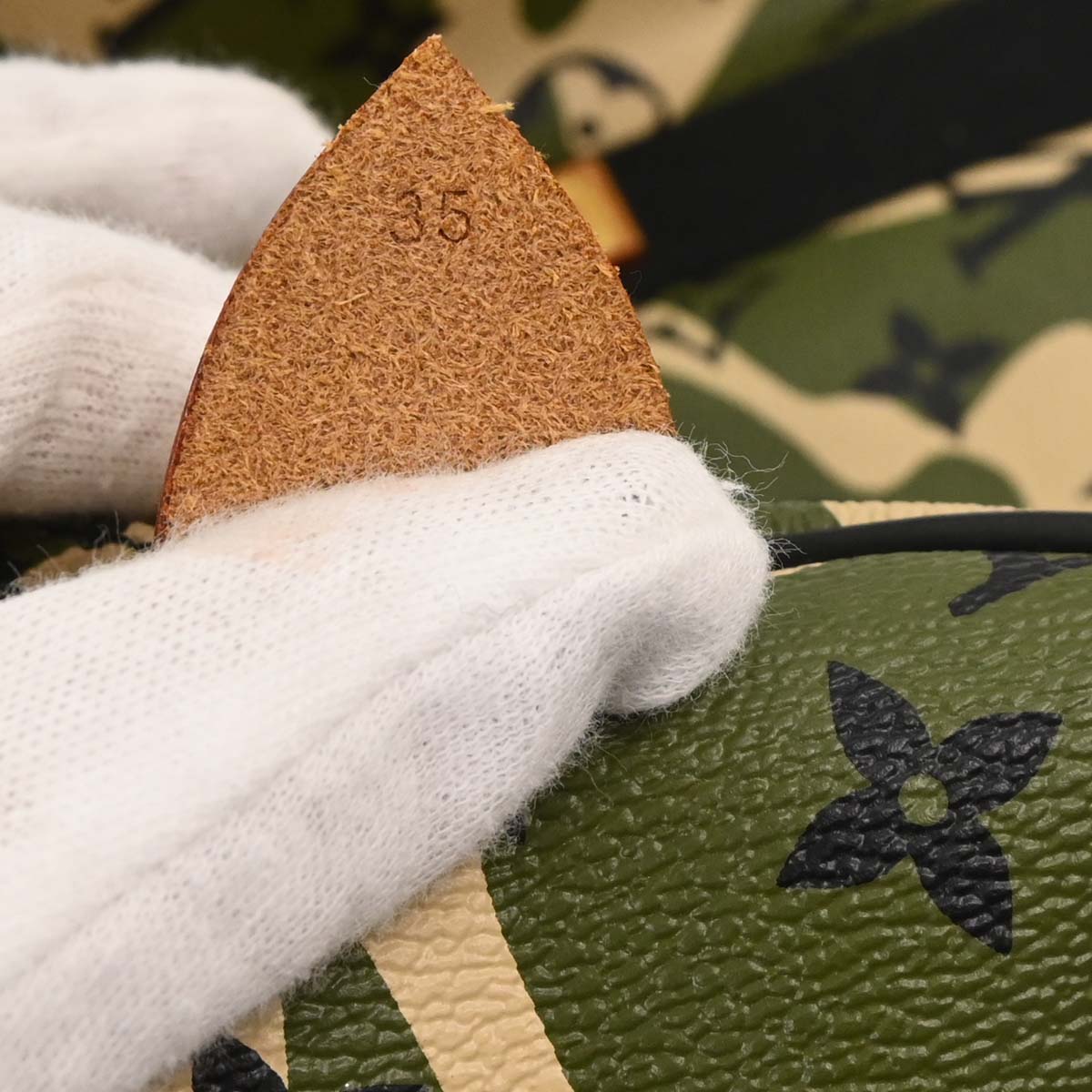 Louis Vuitton Green Monogramouflage Speedy 35 Handbag M95773