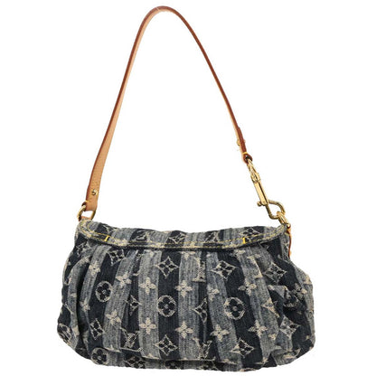 Louis Vuitton Blue Monogram Denim Mini Pleaty Raye Handbag M95333