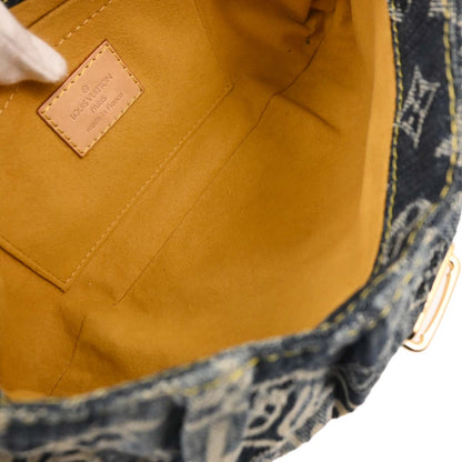 Louis Vuitton Blue Monogram Denim Mini Pleaty Raye Handbag M95333