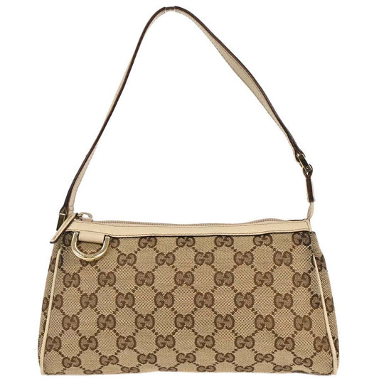 Gucci Beige GG Abbey D Ring Handbag