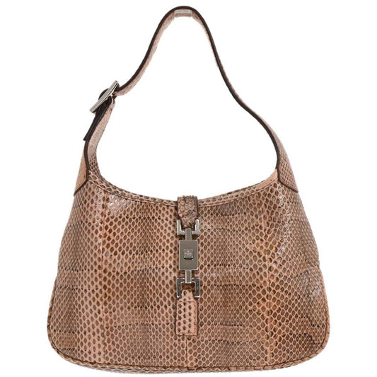 Gucci * Pink Python Jackie Handbag