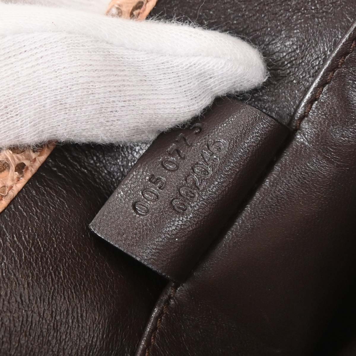 Gucci * Pink Python Jackie Handbag