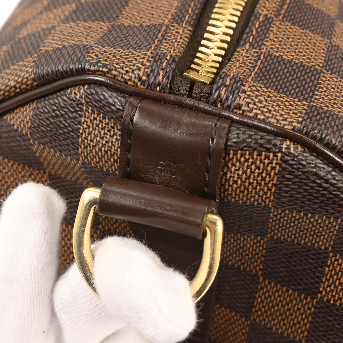 Louis Vuitton Damier Keepall Bandouliere 55 Duffle Bag N41414