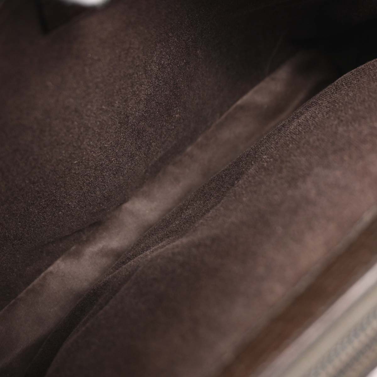 Gucci Brown Beige Bamboo GG Tote Bag