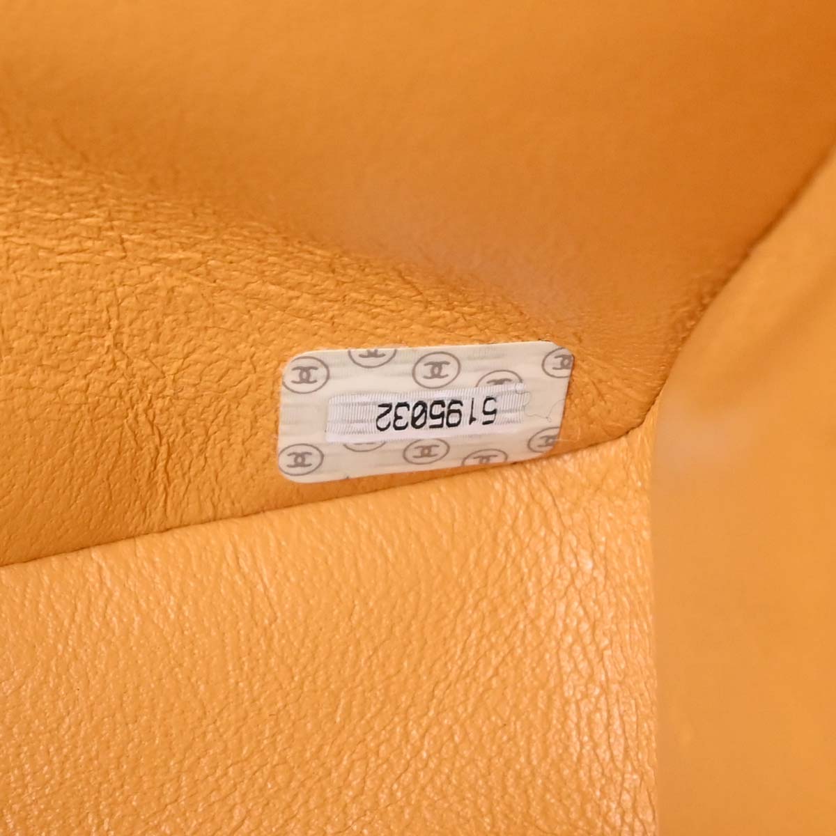 Chanel 1997-1999 Orange Lambskin Medium Classic Double Flap Shoulder Bag