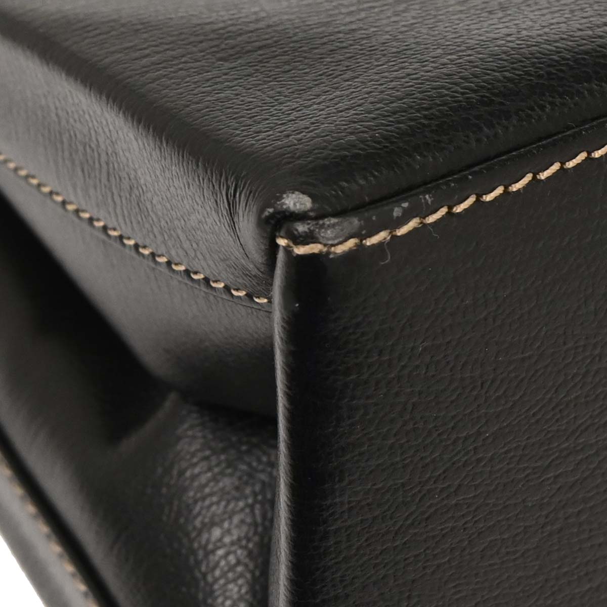 Loewe Black Brown Leather Velazquez 2way Shoulder Handbag