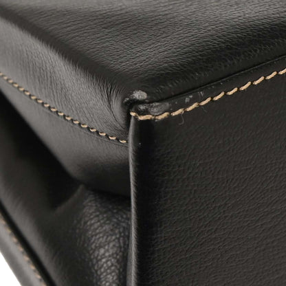 Loewe Black Brown Leather Velazquez 2way Shoulder Handbag