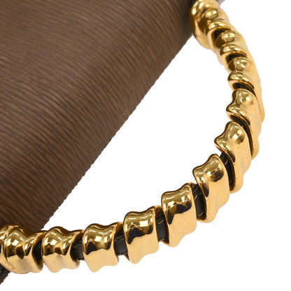 Loewe Black Brown Leather Velazquez 2way Shoulder Handbag