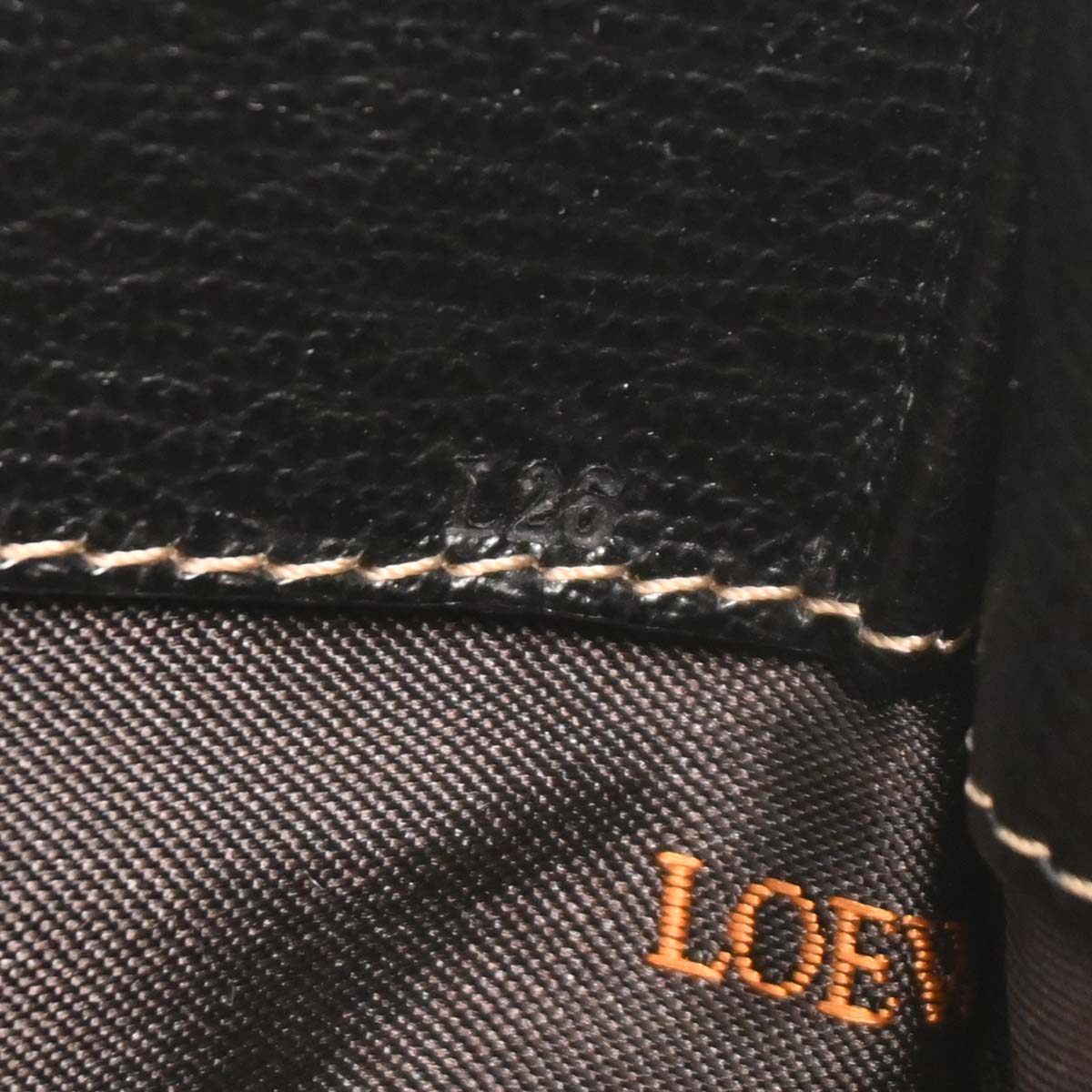 Loewe Black Brown Leather Velazquez 2way Shoulder Handbag