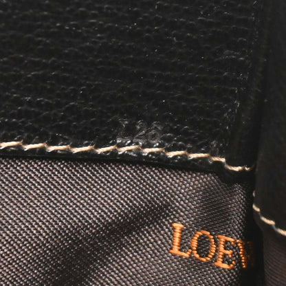 Loewe Black Brown Leather Velazquez 2way Shoulder Handbag