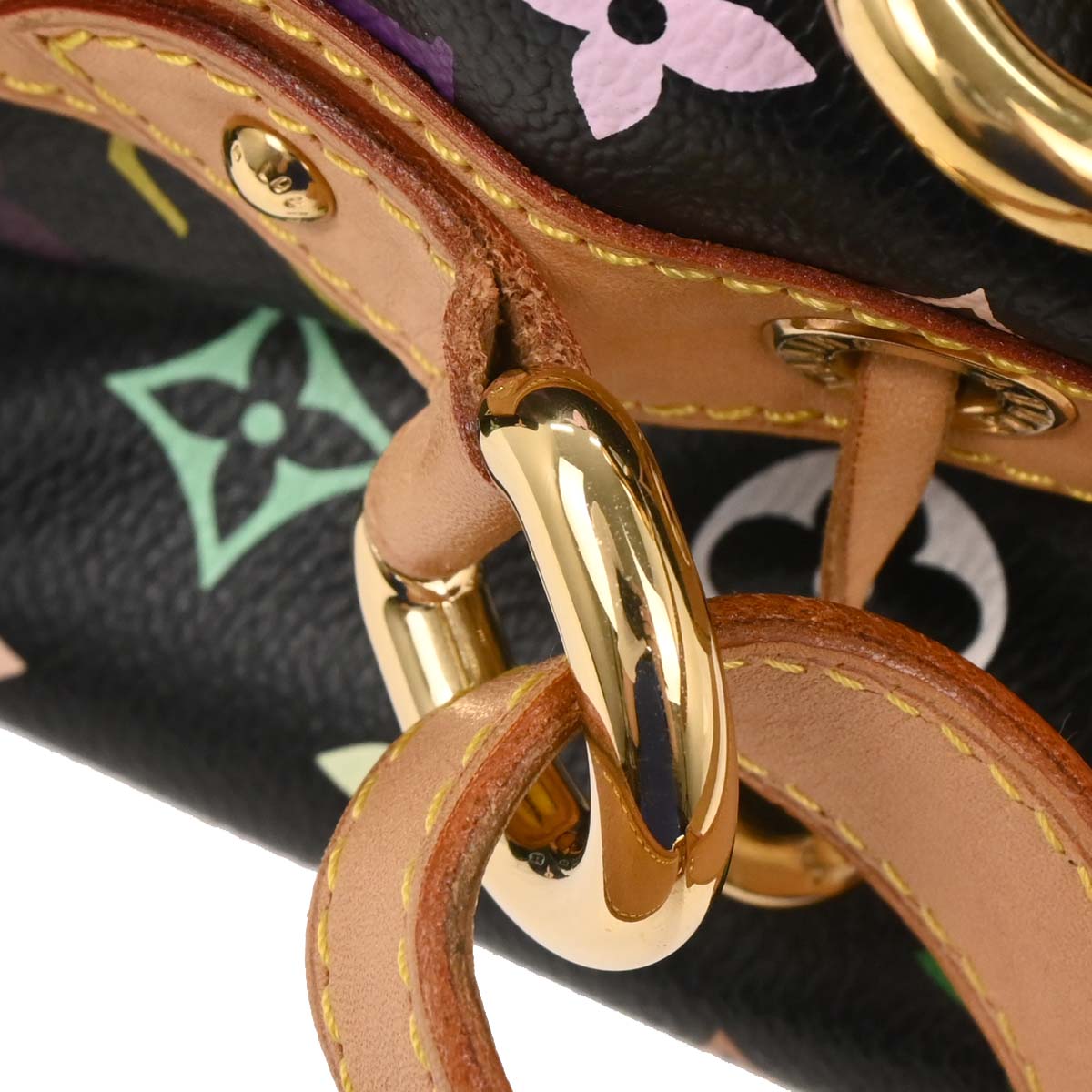 Louis Vuitton Black Multicolor Petite Noe Bucket Bag M42230