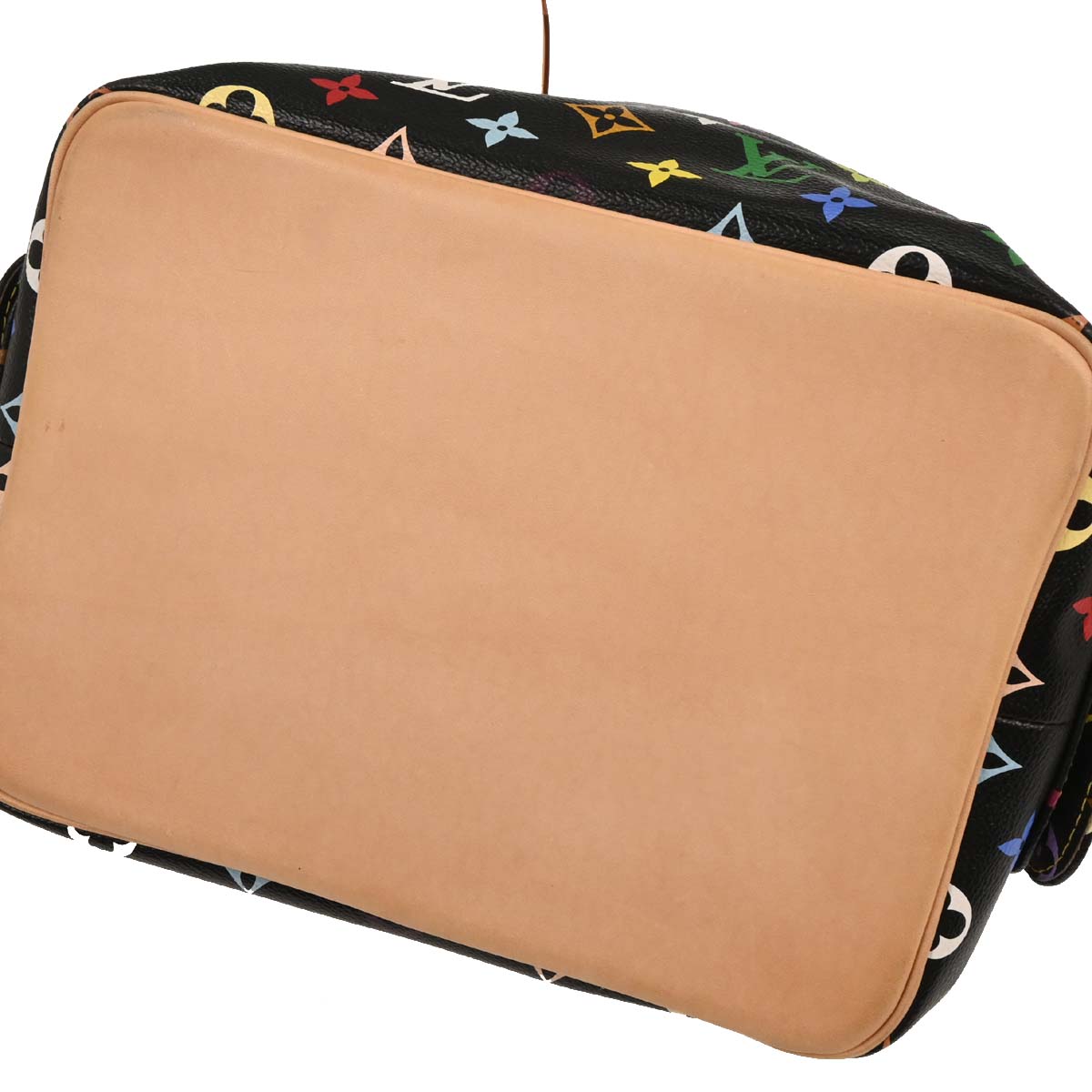 Louis Vuitton Black Multicolor Petite Noe Bucket Bag M42230