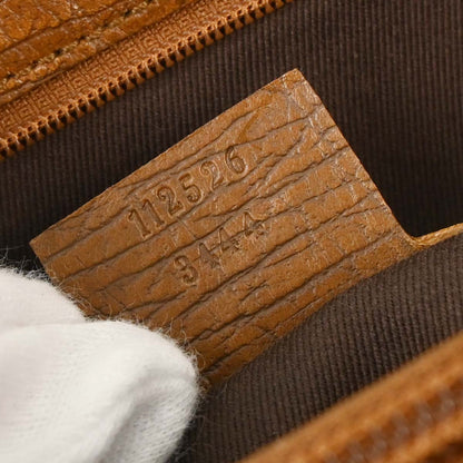 Gucci Brown Beige Bamboo GG Tote Bag