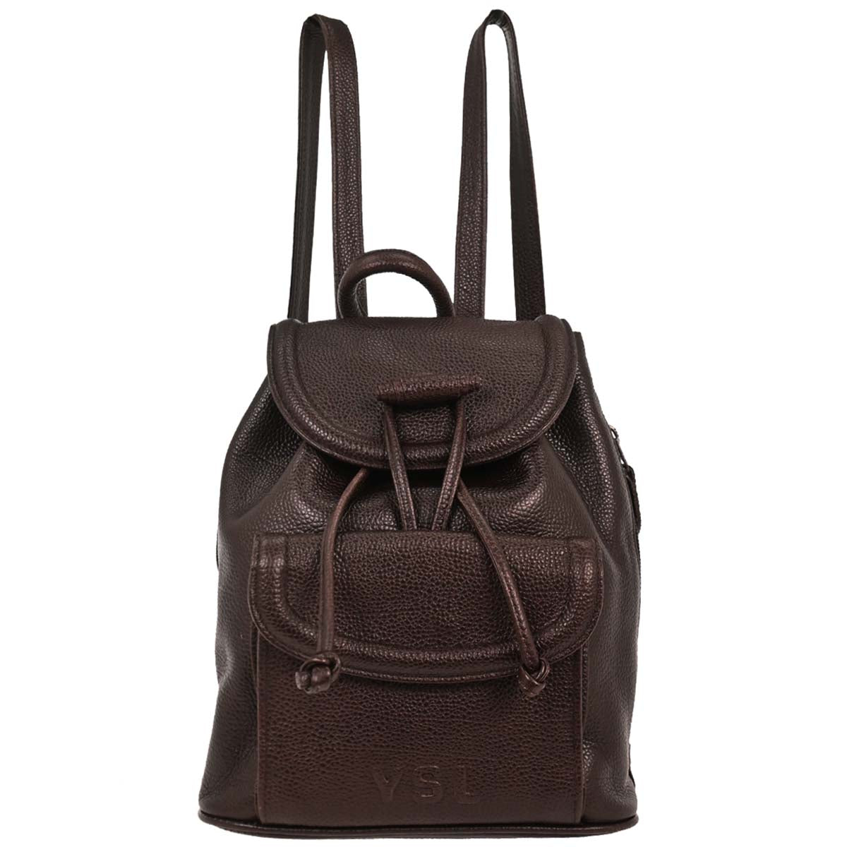 Yves Saint Laurent Brown Backpack