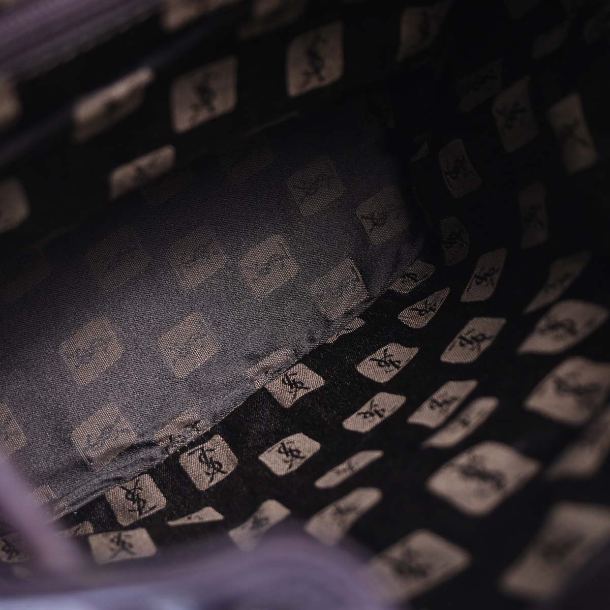 Yves Saint Laurent Brown Backpack