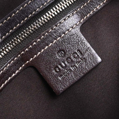 Gucci Brown Beige GG Hobo Bag
