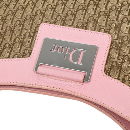 Christian Dior Pink Beige Street Chic Trotter Hobo Bag