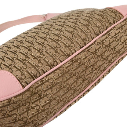Christian Dior Pink Beige Street Chic Trotter Hobo Bag