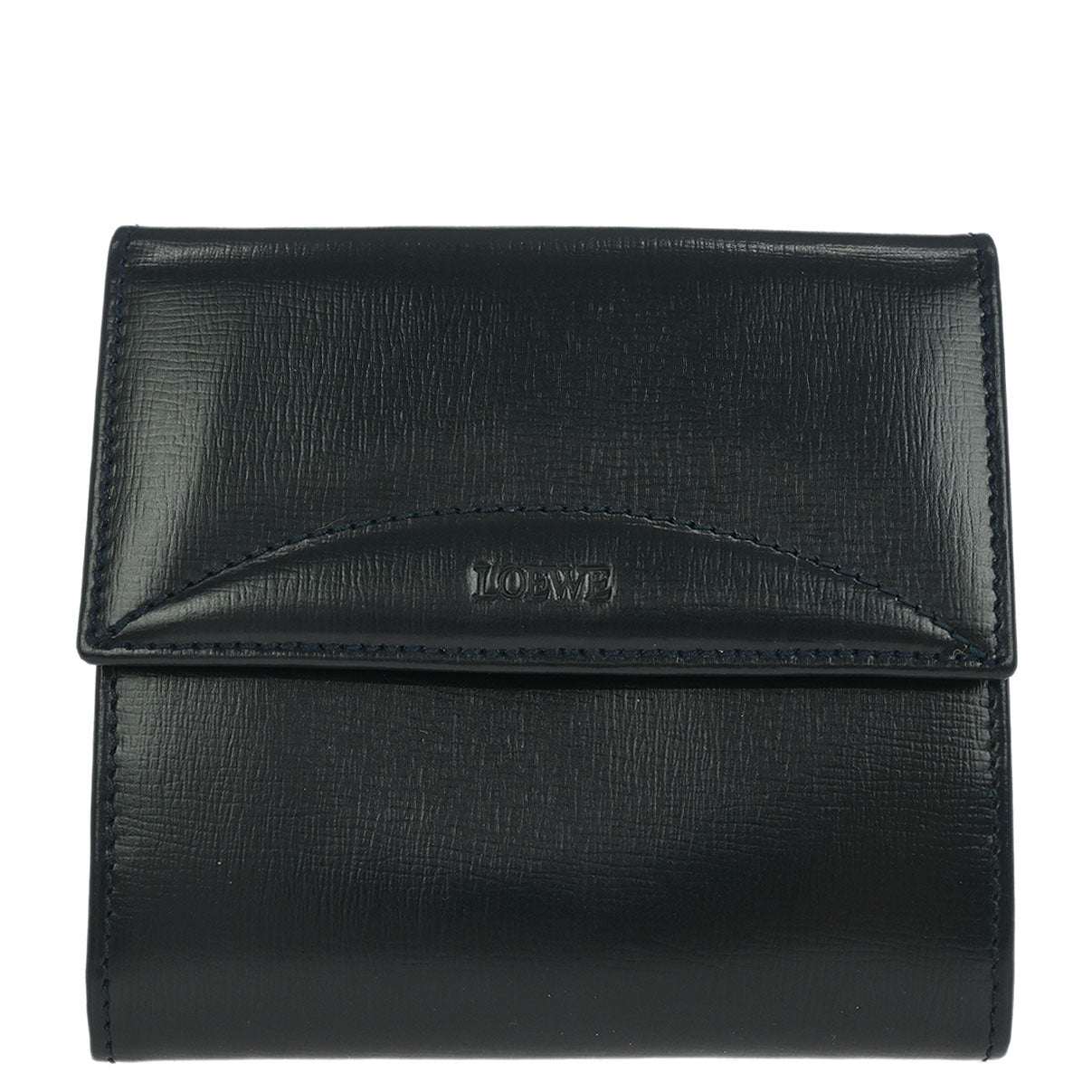 Loewe Navy Leather Wallet