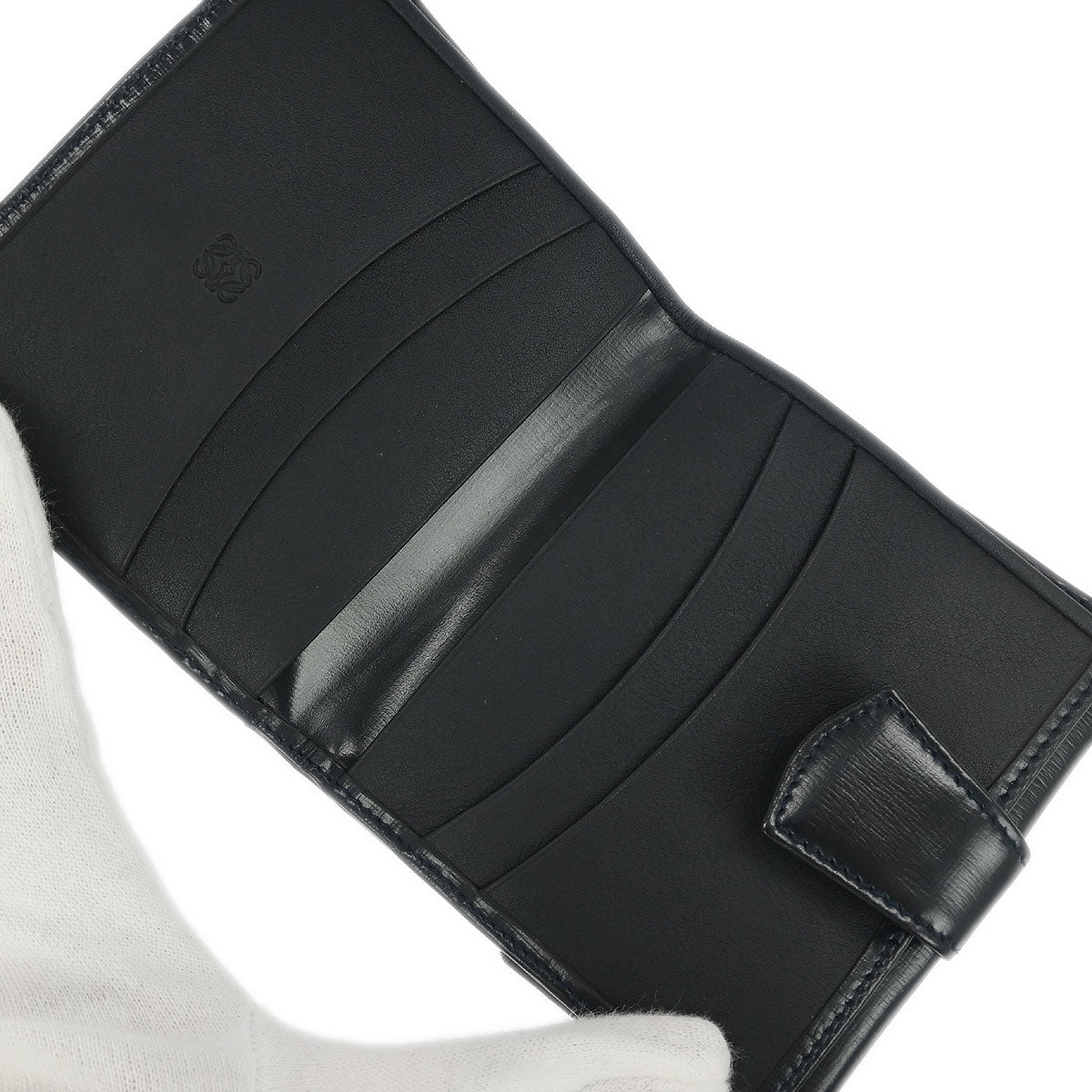Loewe Navy Leather Wallet