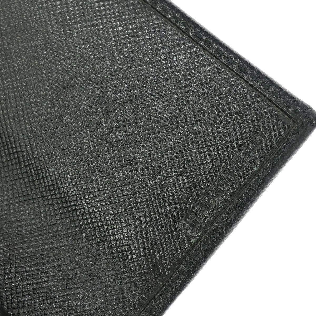 Prada Black Leather Wallet 8.5 Small Good