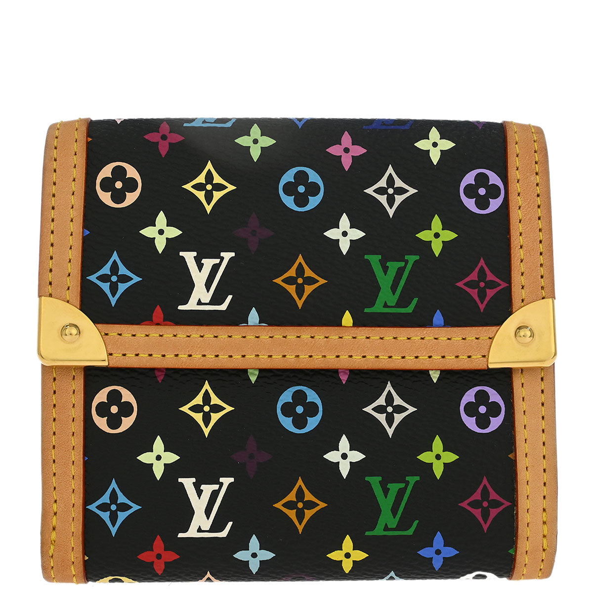 Louis Vuitton Multicolor Porte Monnaie Billet Cartes Credit Wallet M92984