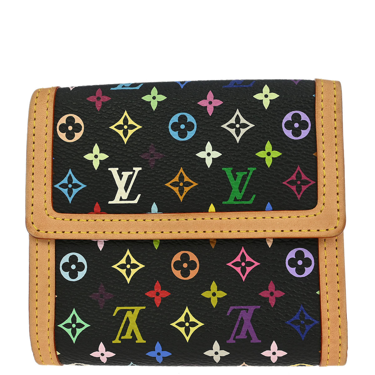 Louis Vuitton Multicolor Porte Monnaie Billet Cartes Credit Wallet M92984
