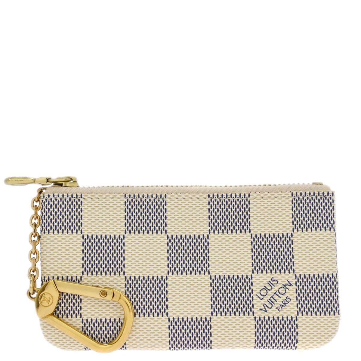 Louis Vuitton Damier Azur Pochette Cles Coin Case Wallet N62659