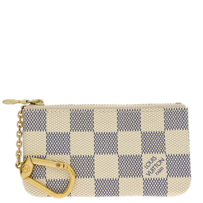 Louis Vuitton Damier Azur Pochette Cles Coin Case Wallet N62659