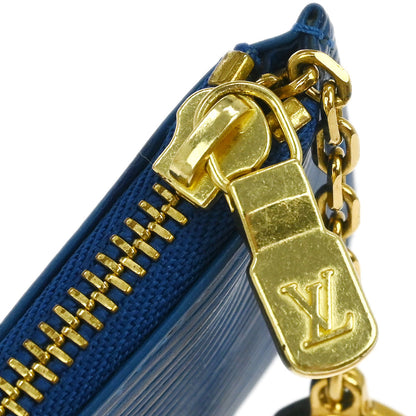 Louis Vuitton Blue Epi Pochette Cles Coin Purse M63805
