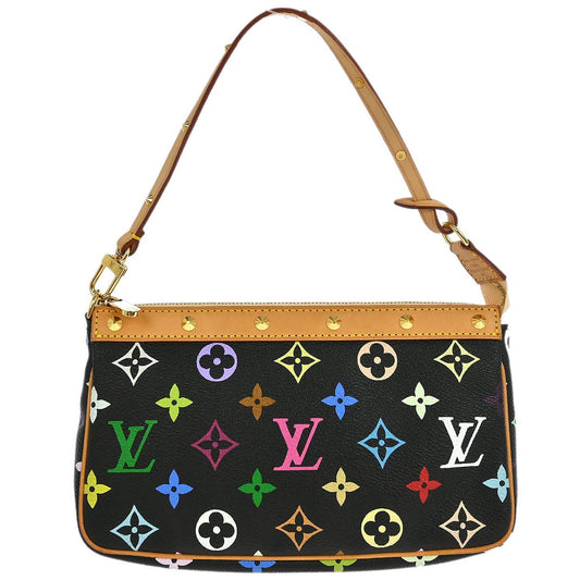 Louis Vuitton Black Multicolor Pochette Accessoires M92648