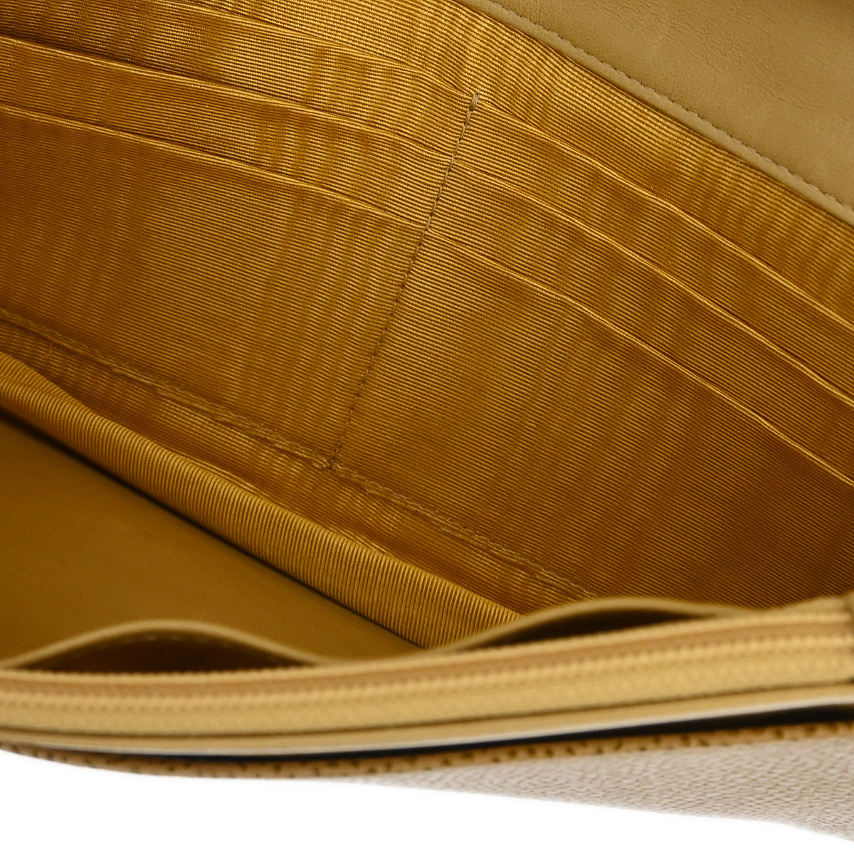 Chanel 2002-2003 Beige Caviar Timeless WOC Wallet on Chain Shoulder Bag