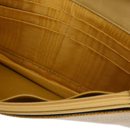 Chanel 2002-2003 Beige Caviar Timeless WOC Wallet on Chain Shoulder Bag