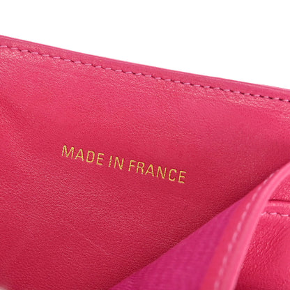 Chanel 1996-1997 Pink Caviar Bicolore Wallet