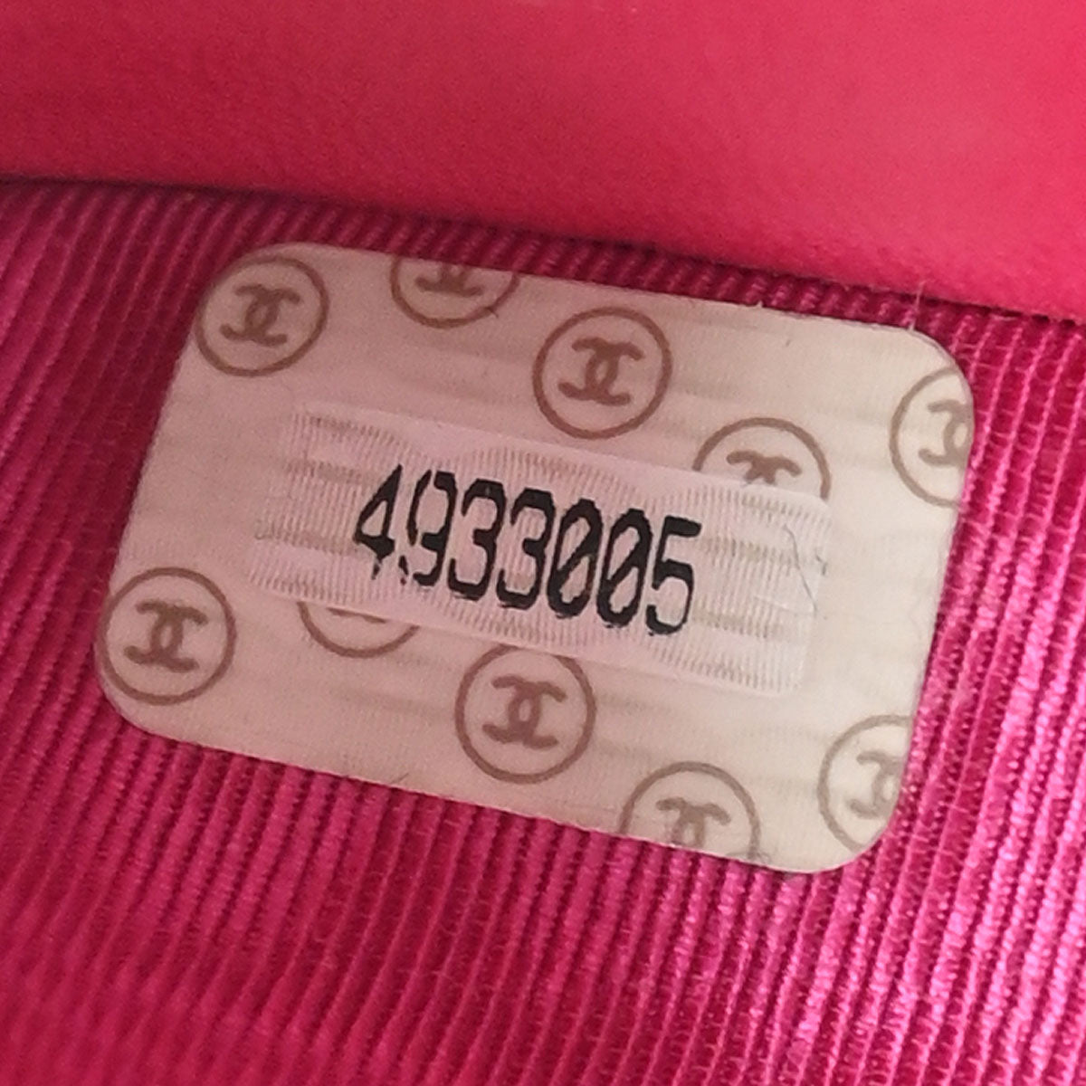 Chanel 1996-1997 Pink Caviar Bicolore Wallet