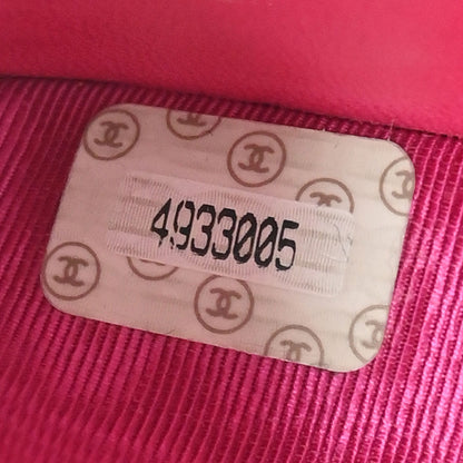 Chanel 1996-1997 Pink Caviar Bicolore Wallet