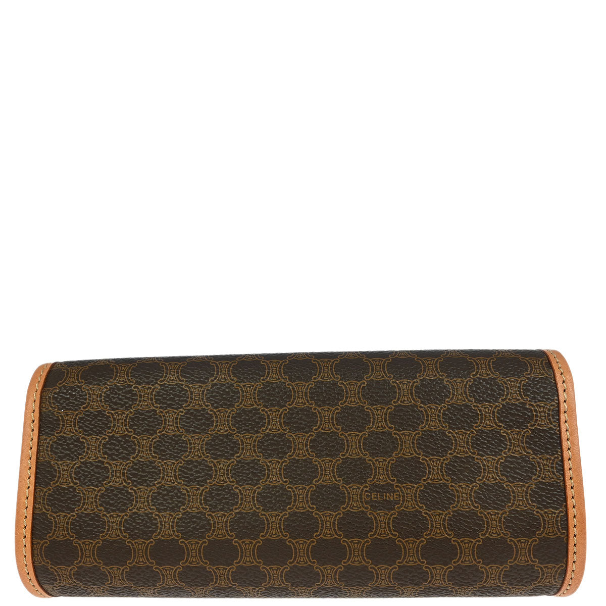 Celine Brown PVC Macadam Cosmetic Pouch