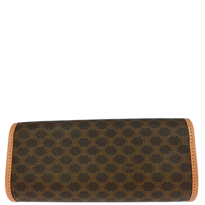 Celine Brown PVC Macadam Cosmetic Pouch