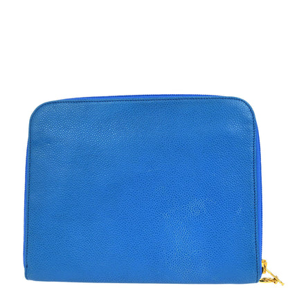 Chanel 1994-1996 Blue Caviar Wallet